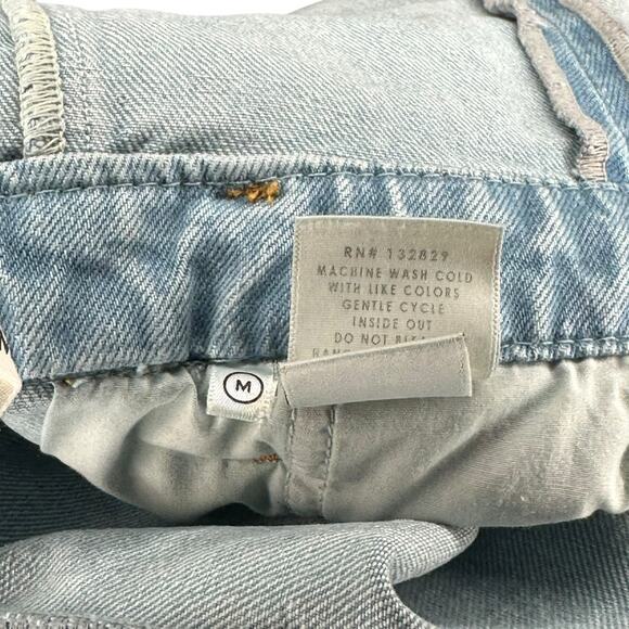 GRLFRND Amaya Blue Denim Jumpsuit Women's Size Medium Western Chic Button Front - Picture 6 of 9